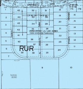 Pre-Platted Crystal River Subdivision